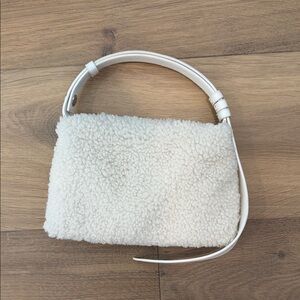Simon Miller Cream Sherpa Shoulder Bag
